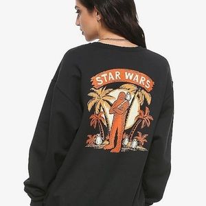 Star Wars Porg and Chewbacca Crewneck